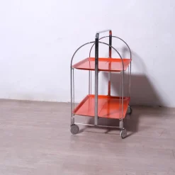 Pamono Vintage Folding Food Trolley, 1950s-1960s Discount