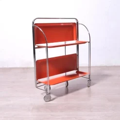 Pamono Vintage Folding Food Trolley, 1950s-1960s Discount