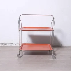 Pamono Vintage Folding Food Trolley, 1950s-1960s Discount