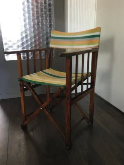 Pamono Vintage Folding Safari Chair, 1940s New