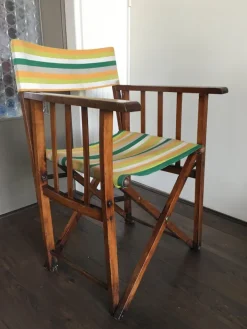 Pamono Vintage Folding Safari Chair, 1940s New