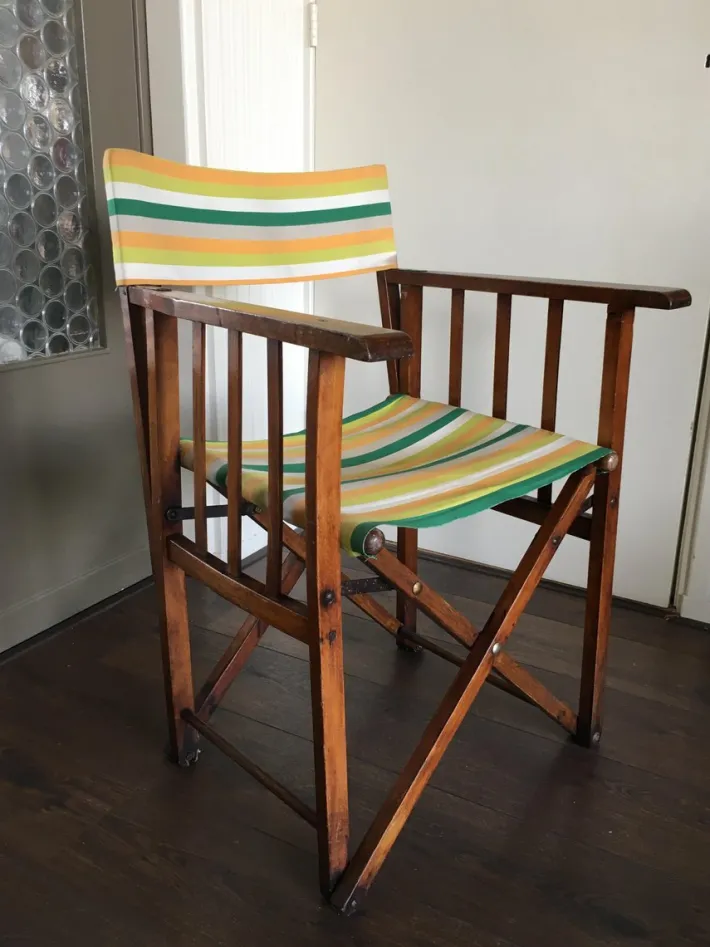Pamono Vintage Folding Safari Chair, 1940s New