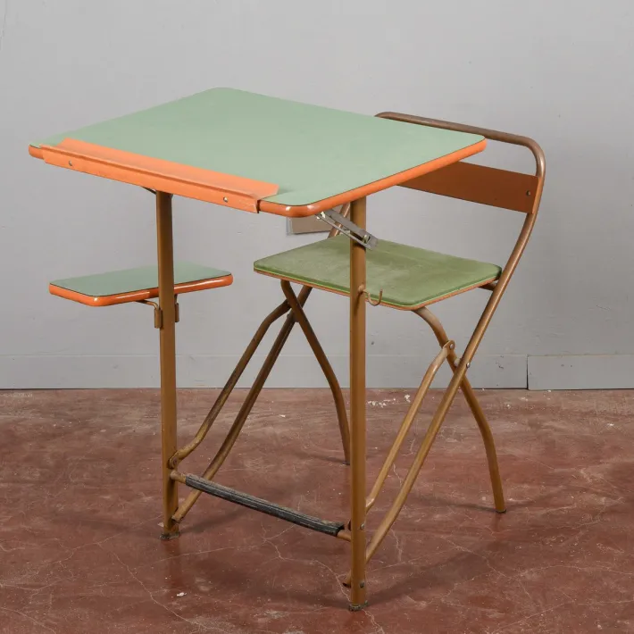 Pamono Vintage Folding School Desk Best