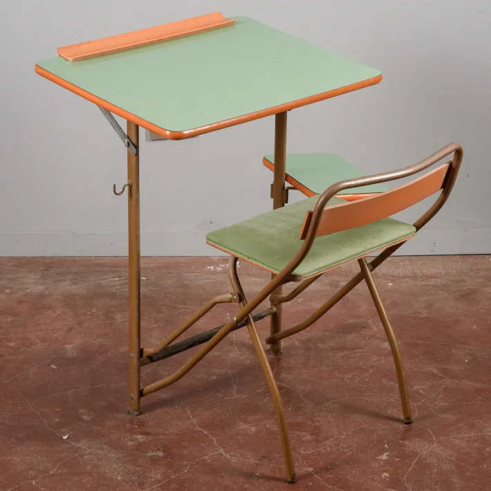Pamono Vintage Folding School Desk Best
