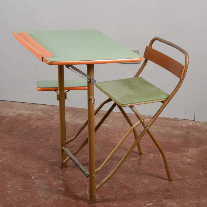 Pamono Vintage Folding School Desk Best