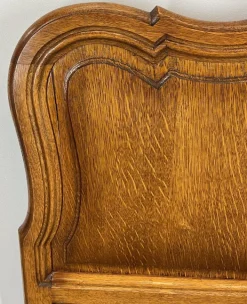 Pamono Vintage French Bed Frame in Oak