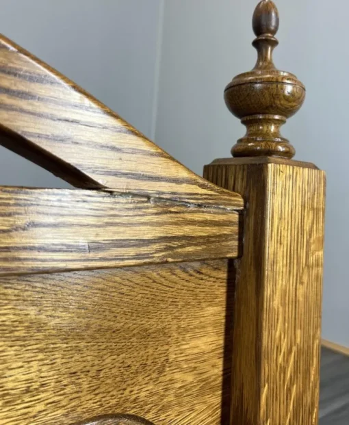 Pamono Vintage French Bed Frame in Oak Best