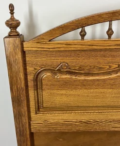 Pamono Vintage French Bed Frame in Oak Best