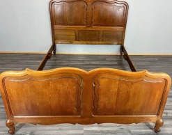 Pamono Vintage French Bed Frame in Oak Clearance