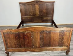 Pamono Vintage French Bed Frame in Oak Sale