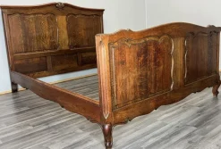 Pamono Vintage French Bed Frame in Oak Sale