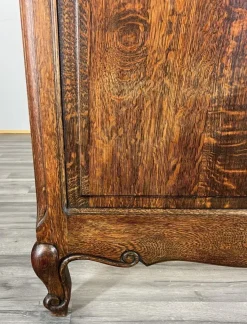 Pamono Vintage French Bed Frame in Oak Sale