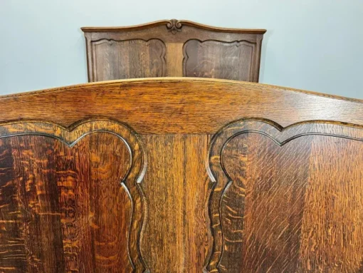 Pamono Vintage French Bed Frame in Oak Sale
