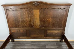 Pamono Vintage French Bed Frame in Oak Sale