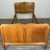 Pamono Vintage French Bed Frame in Oak New