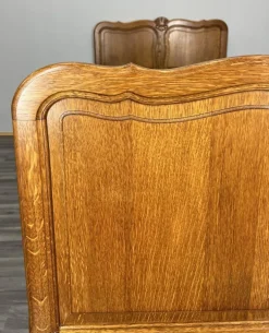 Pamono Vintage French Bed Frame in Oak New
