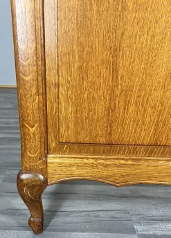 Pamono Vintage French Bed Frame in Oak New