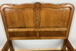 Pamono Vintage French Bed Frame in Oak New