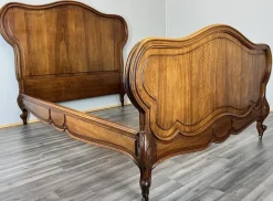 Pamono Vintage French Bed Frame in Walnut Discount