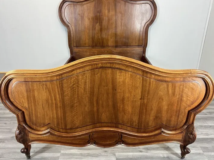 Pamono Vintage French Bed Frame in Walnut Discount