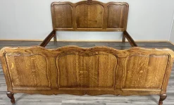 Pamono Vintage French Bed Frame in Oak Clearance