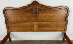 Pamono Vintage French Bed Frame in Oak Outlet