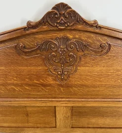 Pamono Vintage French Bed Frame in Oak Outlet