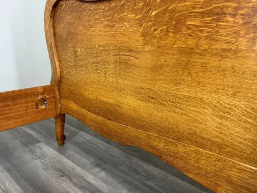 Pamono Vintage French Bed Frame in Oak Outlet