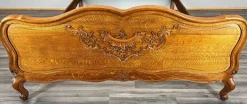 Pamono Vintage French Bed Frame in Oak New