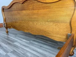 Pamono Vintage French Bed Frame in Oak New