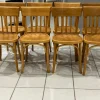 Pamono Vintage French Bistro Chairs, 1960s, Set of 8 New