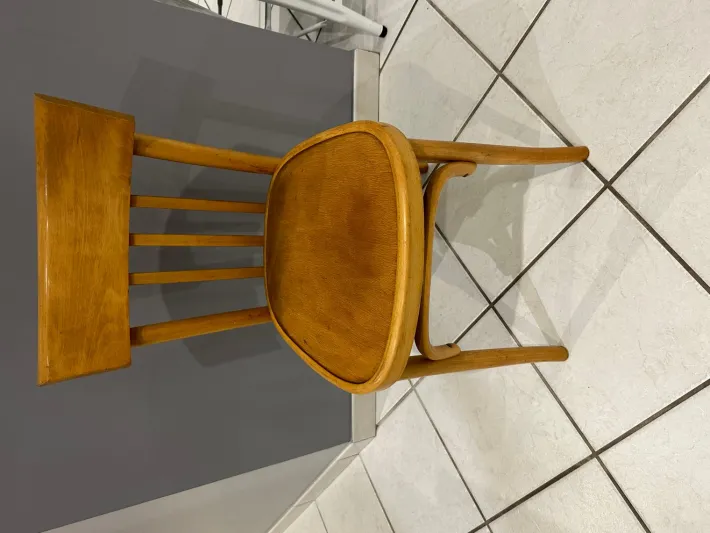 Pamono Vintage French Bistro Chairs, 1960s, Set of 8 New
