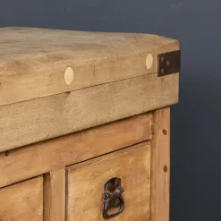 Pamono Vintage French Butchers Block Table, 1920 Online