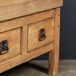 Pamono Vintage French Butchers Block Table, 1920 Online