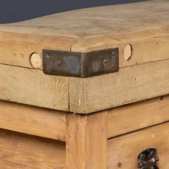 Pamono Vintage French Butchers Block Table, 1920 Online