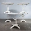 Pamono Vintage French Cast Base White Outdoor Table, 1950s Online