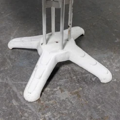 Pamono Vintage French Cast Base White Outdoor Table, 1950s Online