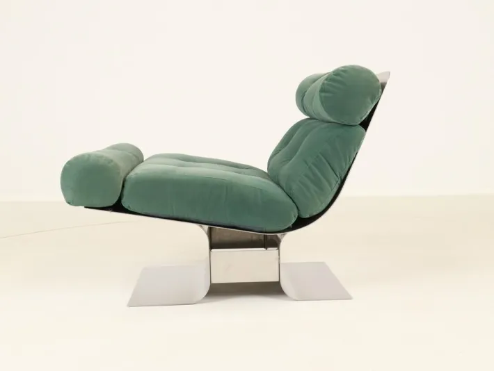 Pamono Vintage French Chaise Lounge by François Monnet for Kappa, 1970s Outlet