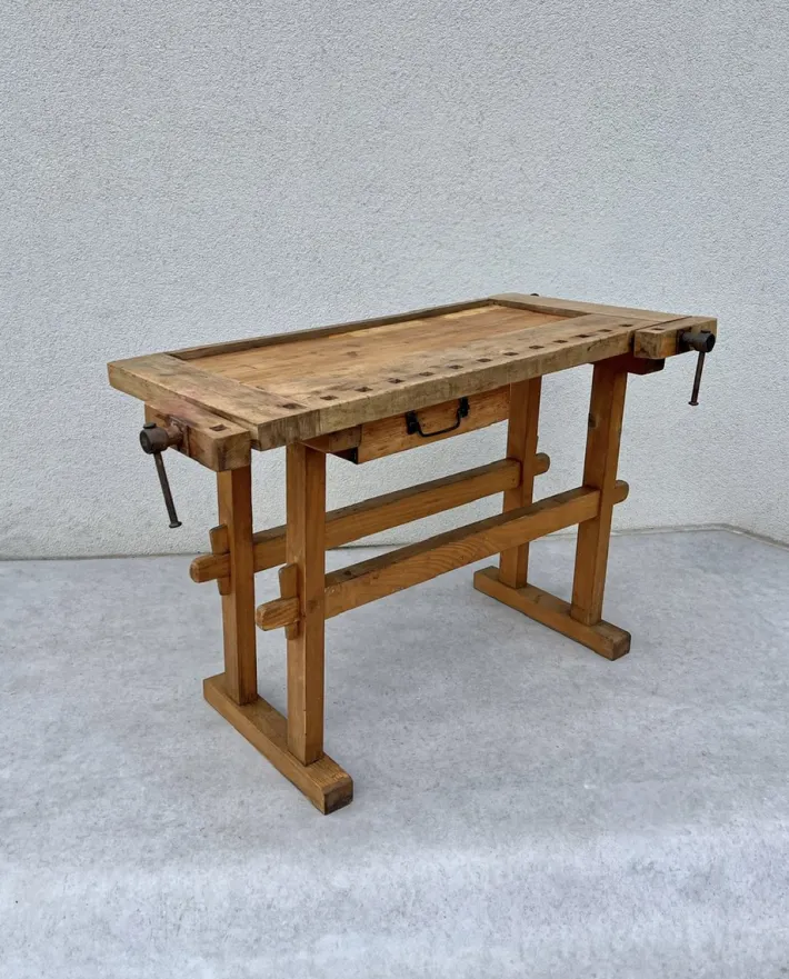 Pamono Vintage French Children's Carpenter Workbench, 1950s Clearance