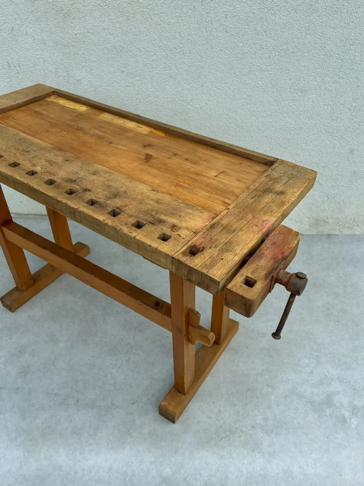 Pamono Vintage French Children's Carpenter Workbench, 1950s Clearance