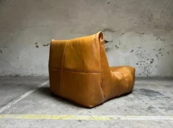 Pamono Vintage French Cognac Leather Lounge Chair from Roche Bobois, 1970s Best