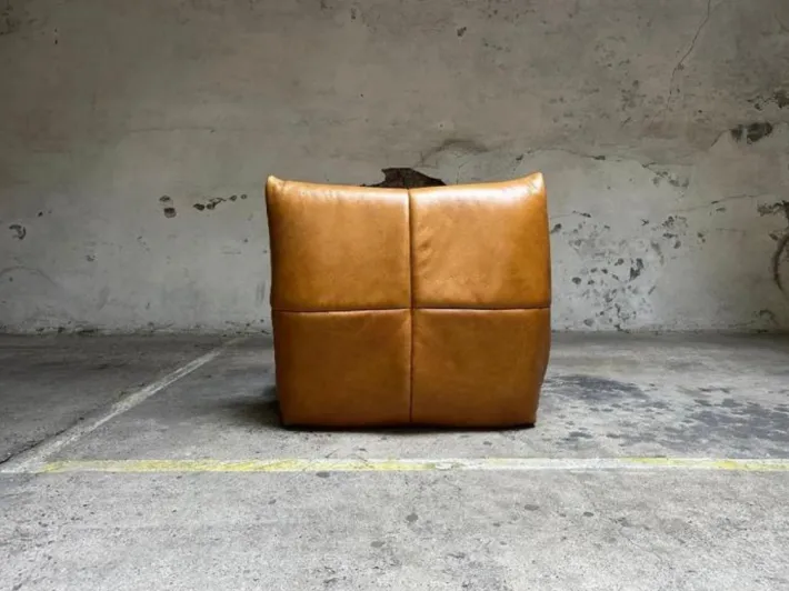 Pamono Vintage French Cognac Leather Lounge Chair from Roche Bobois, 1970s Best