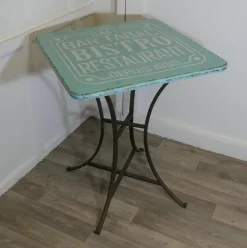 Pamono Vintage French Enamel Bistro Table, 1950s Clearance