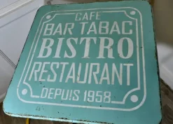 Pamono Vintage French Enamel Bistro Table, 1950s Clearance