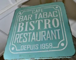 Pamono Vintage French Enamel Bistro Table, 1950s Clearance