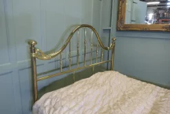 Pamono Vintage French Long King Size Brass Bed, 1980 Best