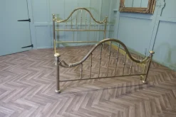 Pamono Vintage French Long King Size Brass Bed, 1980 Best