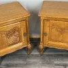 Pamono Vintage French Louis XVI Style Oak Bedside Tables, Set of 2 Discount