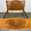 Pamono Vintage French Louis XVI Style Double Carved Bed in Oak Discount