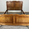 Pamono Vintage French Louis XVI Style Double Carved Bed in Oak Sale